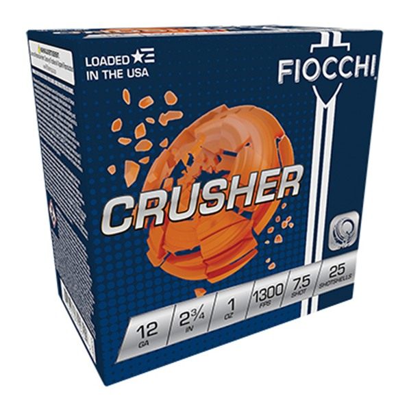 Fiocchi Ammo 12CRSR75 Exacta Crusher 12 Gauge 2.75in 1oz 7.5 Shot 25 Per Bo view 3