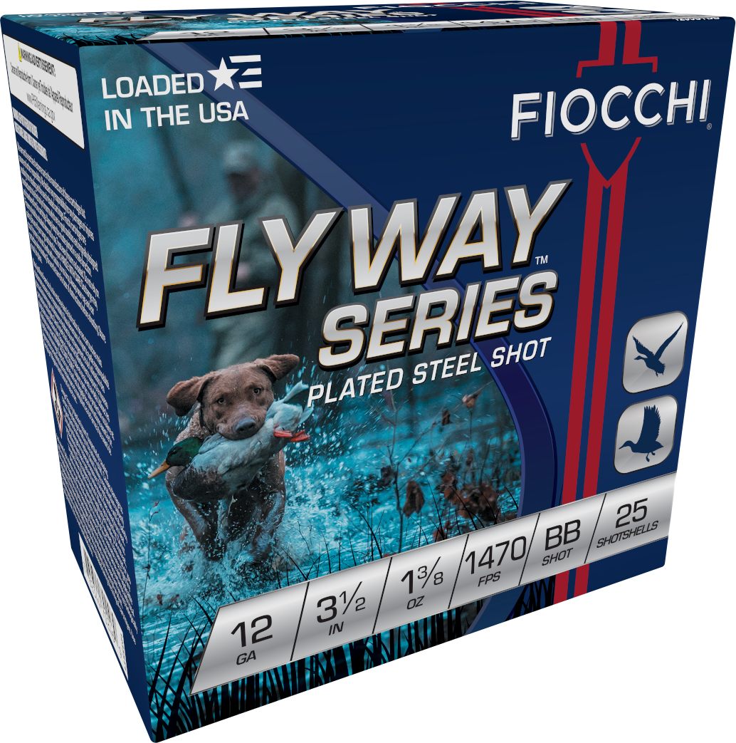 Fiocchi Ammunition 1235STBB Flyway 12 Gauge 3.50in 1 3/8oz BBShot 25 Per Bo