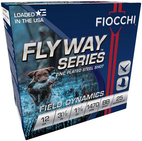 Fiocchi Ammunition 1235STBB Flyway 12 Gauge 3.50in 1 3/8oz BBShot 25 Per Bo view 2