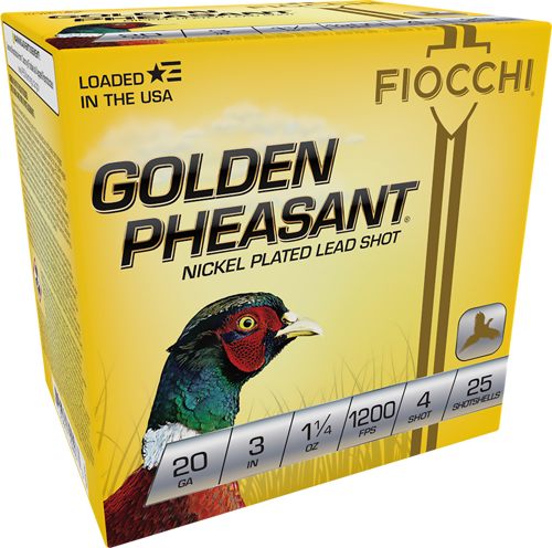Fiocchi Ammunition 203GP4 Golden Pheasant Extrema 20 Gauge 3in 1 1/4oz 4 Sh view 2