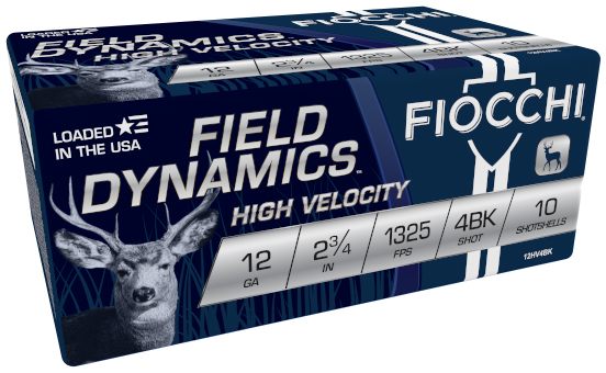 Fiocchi Ammunition 12HV4BK Field Dynamics High Velocity 12 Gauge 2.75in 27 view 2