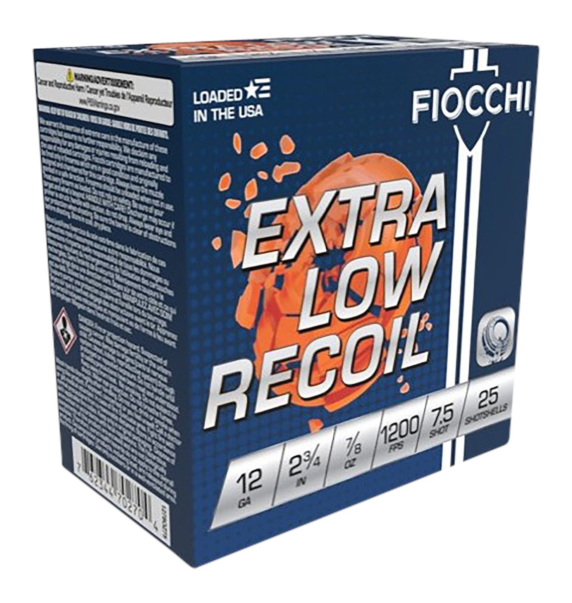 Fiocchi Ammunition 1278OZ75 Exacta Target Low Recoil Trainer 12 Gauge 2.75i view 2
