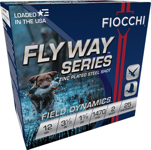 Fiocchi Ammo 1235ST2 Flyway 12 Gauge 3.50in 1 3/8oz 2 Shot 25 Per Box/10 Ca view 2