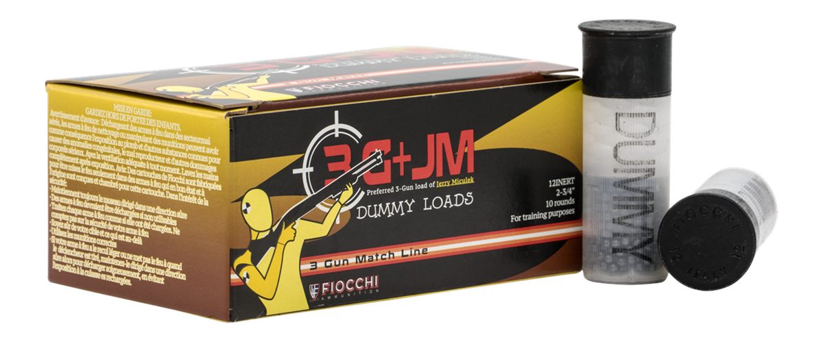 Fiocchi Ammunition 12INERT Inert Dummy Rounds 12 Gauge 10 Per Box/25 Case