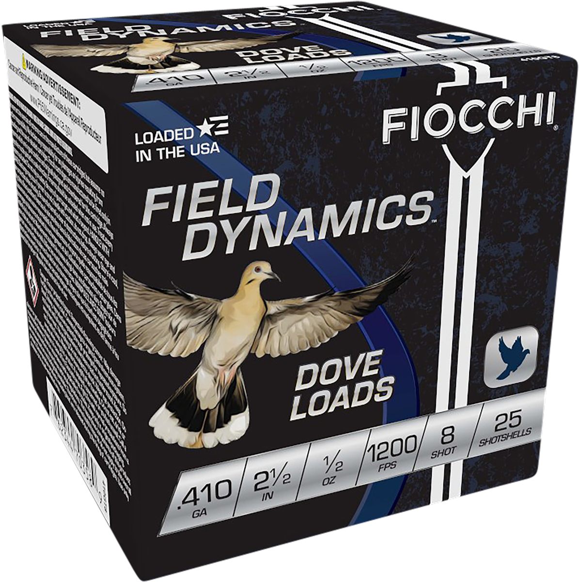 Fiocchi Ammunition 410GT8 Field Dynamics Dove Quail 410 Gauge 2.50in 1/2oz