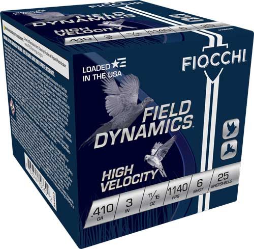 Fiocchi Ammunition 410HV6 Field Dynamics High Velocity 410 Gauge 3in 11/16o view 3
