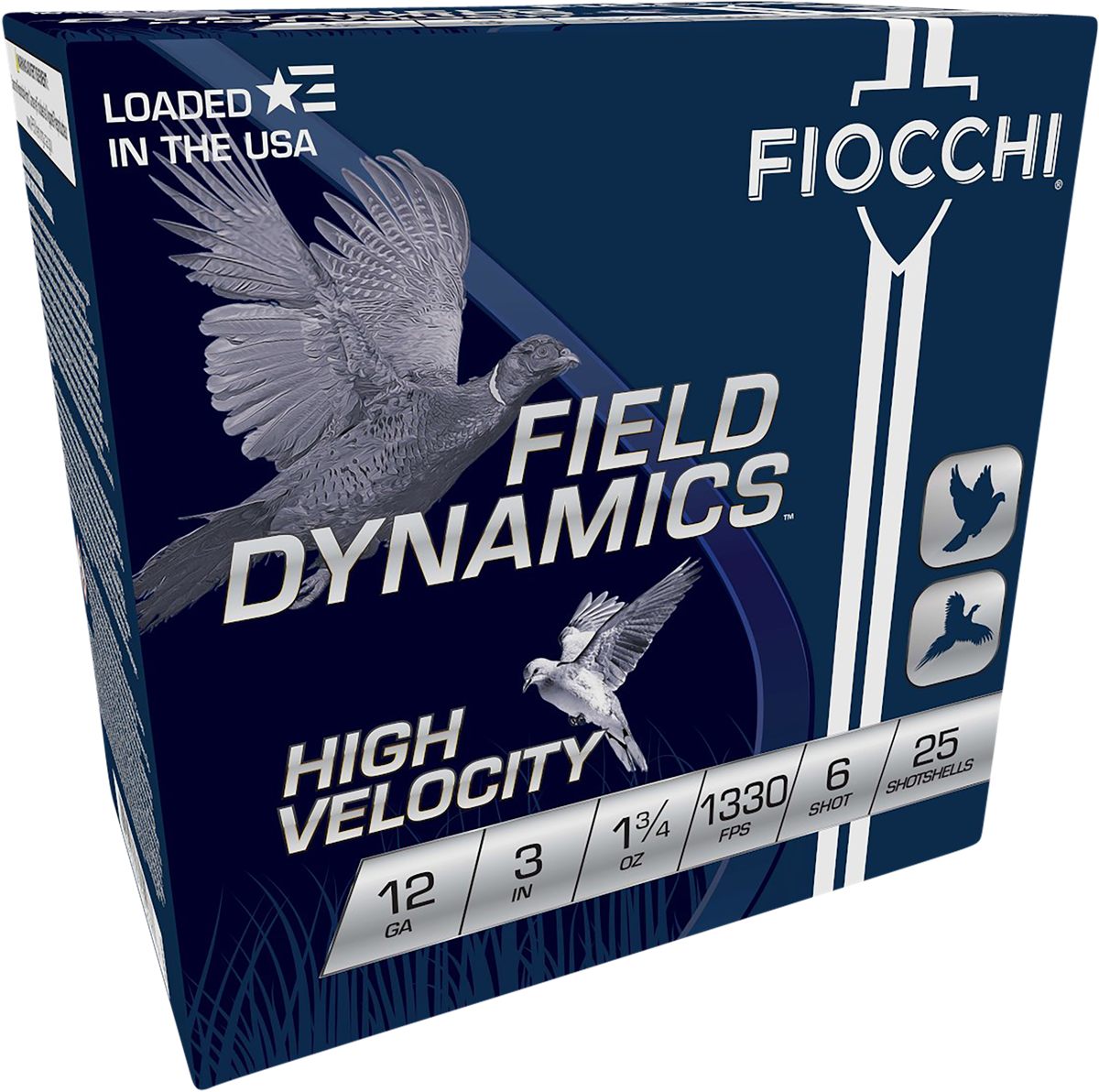 Fiocchi Ammunition 123HV6 Field Dynamics High Velocity 12 Gauge 3in 1 3/4oz