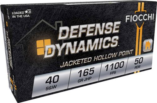 Fiocchi Ammunition 40SWC Defense Dynamics W 165gr Jacketed Hollow Point 50 view 2