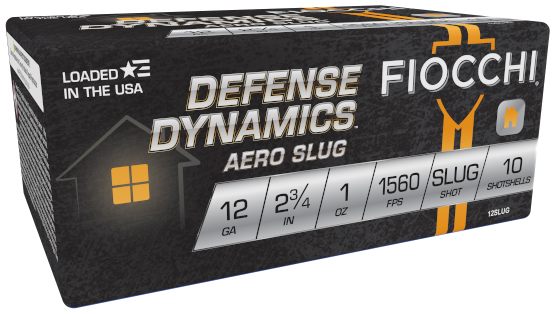 Fiocchi Ammunition 12SLUG Defense Dynamics Aero 12 Gauge 2.75in 1oz RifledS view 2