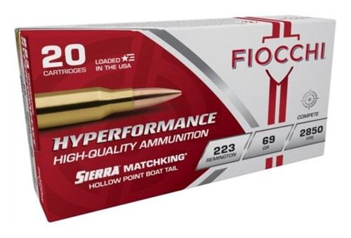 Fiocchi Ammunition 223MKC Hyperformance Compete 223 Rem 69gr Sierra MatchKi view 2