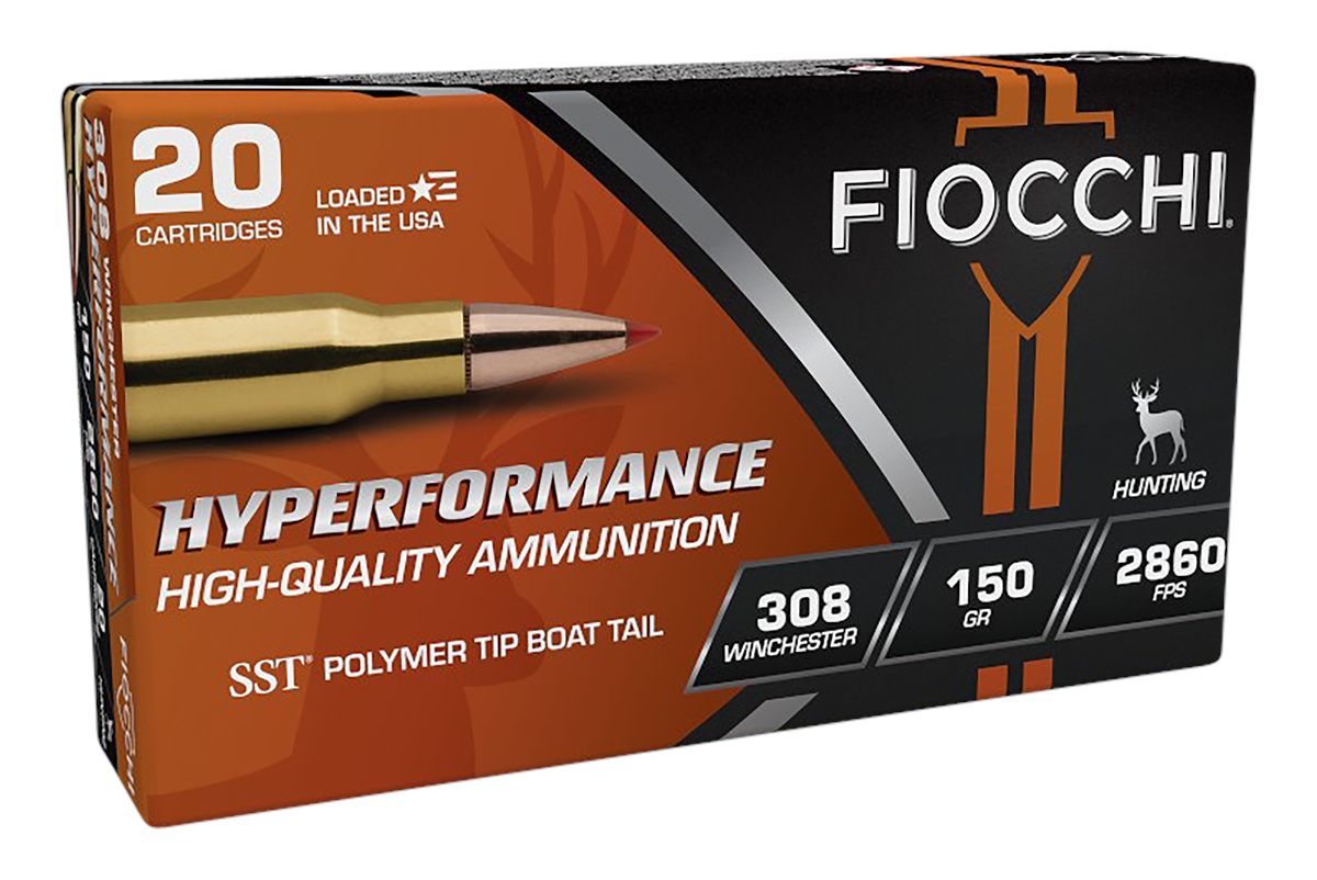 Fiocchi Ammunition Hyperformance Hunt Rifle .308 Win 150 gr SST 2860 fps 20
