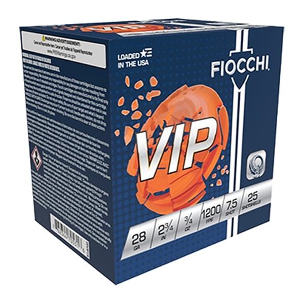 Fiocchi Ammunition 28VIPH75 Exacta Target VIP Heavy 28 Gauge 2.75in 3/4oz 7 view 2