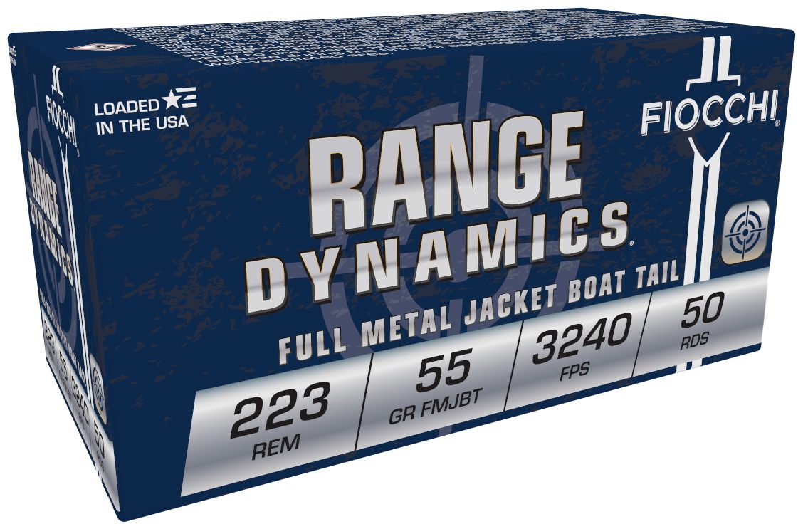 Fiocchi Ammunition 223A Range Dynamics 223 Rem 55gr Full Metal Jacket Boat view 2