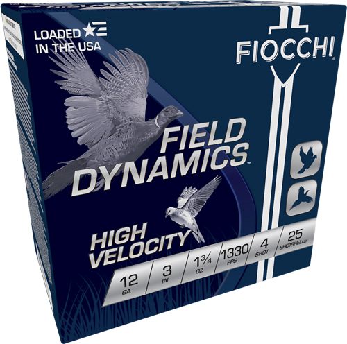Fiocchi Ammunition 123HV4 Field Dynamics High Velocity 12 Gauge 3in 1 3/4oz view 2