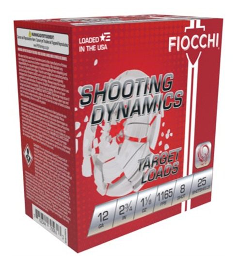 Fiocchi Ammunition 12SD18L8 Shooting Dynamics Target 12 Gauge 2.75in 1 1/8o view 2