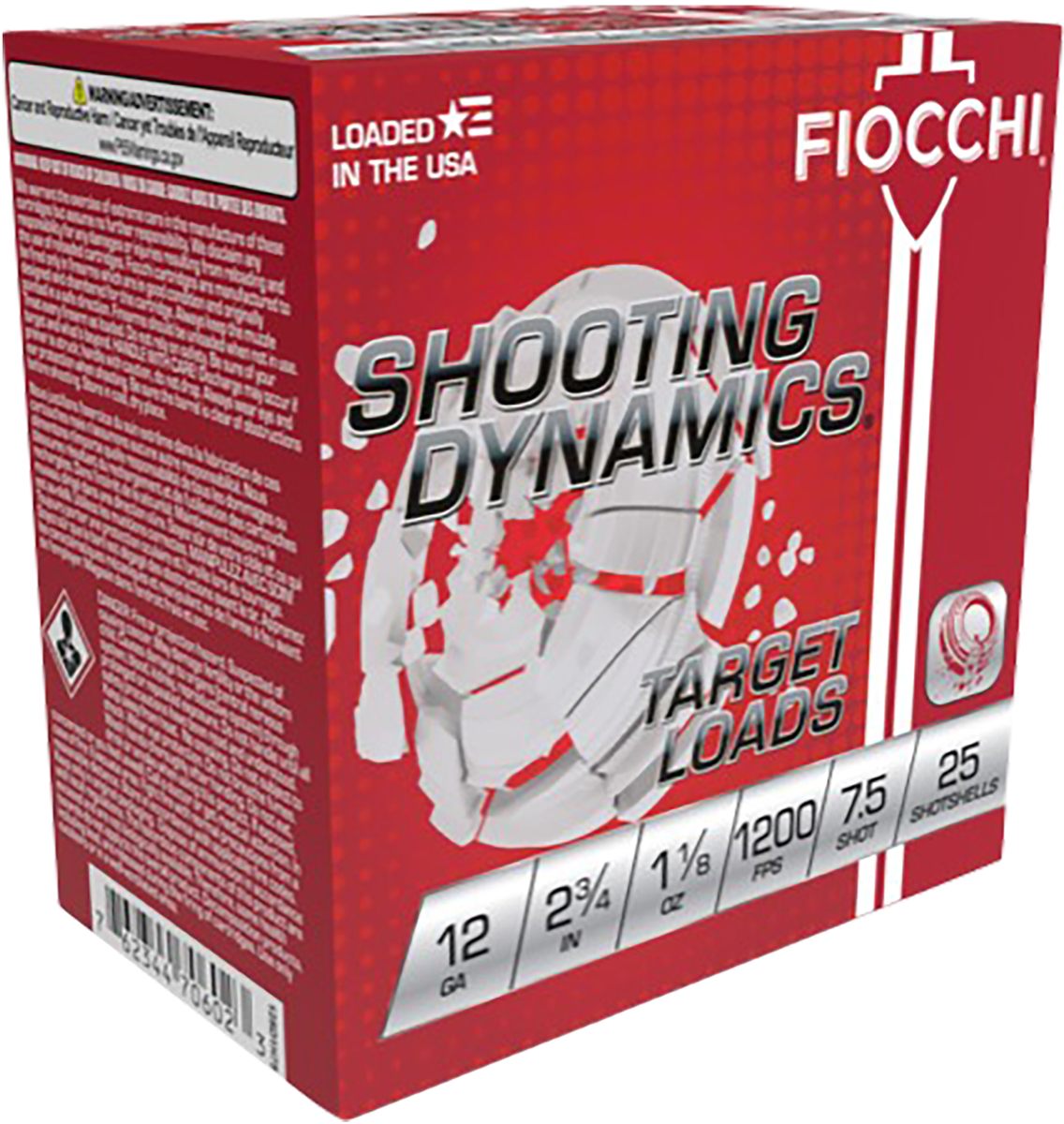 Fiocchi Ammunition 12SD18H7 Shooting Dynamics Target 12 Gauge 2.75in 1 1/8o