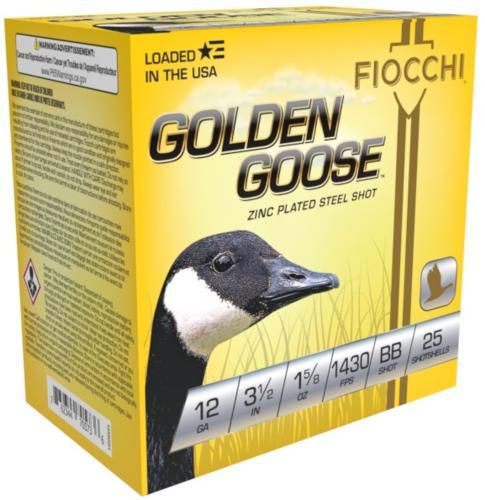 Fiocchi Ammunition 1235GGBB Golden Goose 12 Gauge 3.50in 1 5/8oz BBShot 25 view 3