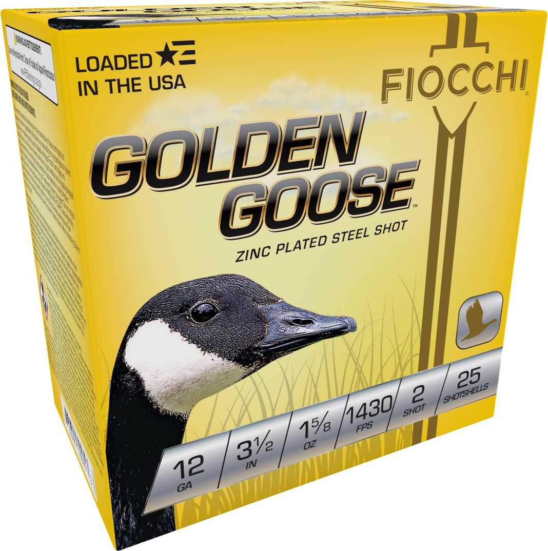 Fiocchi Ammunition 1235GG2 Golden Goose 12 Gauge 3.50in 1 5/8oz 2 Shot 25 P view 2