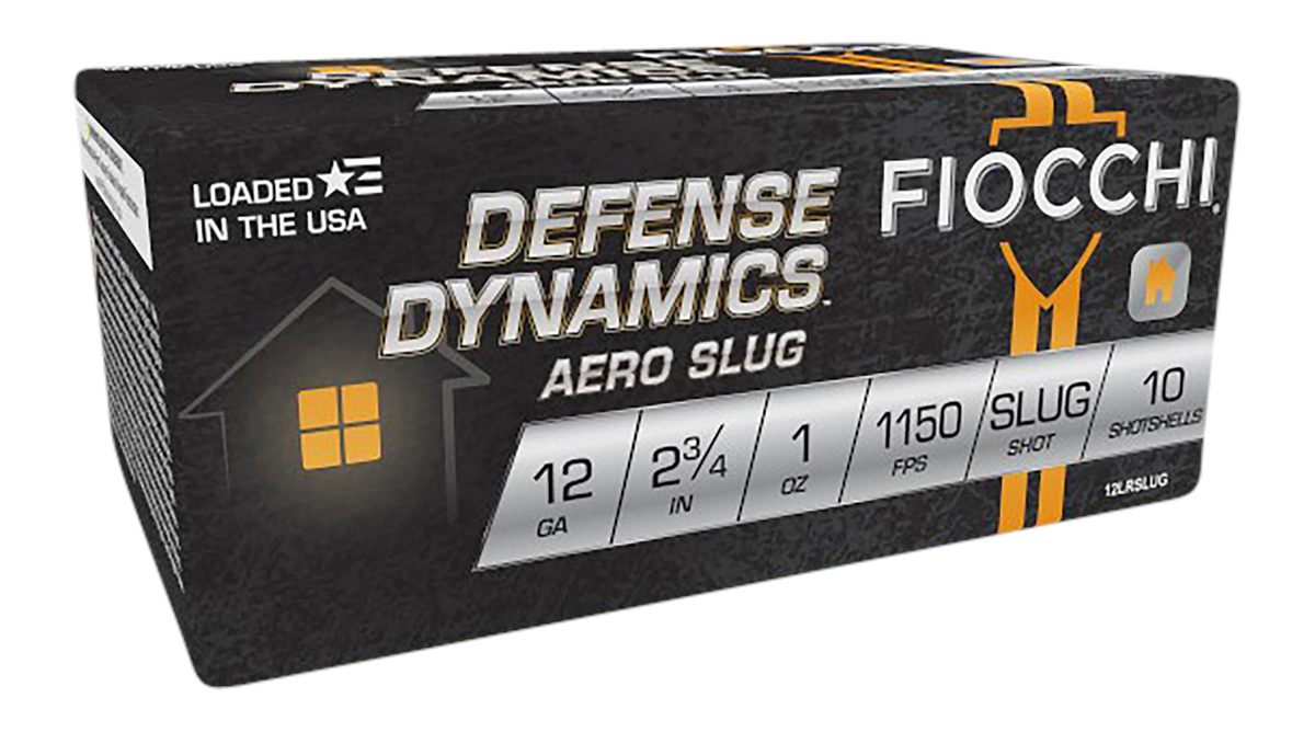 Fiocchi Ammunition 12LRSLUG Defense Dynamics Aero 12 Gauge 2.75in 1oz Rifle