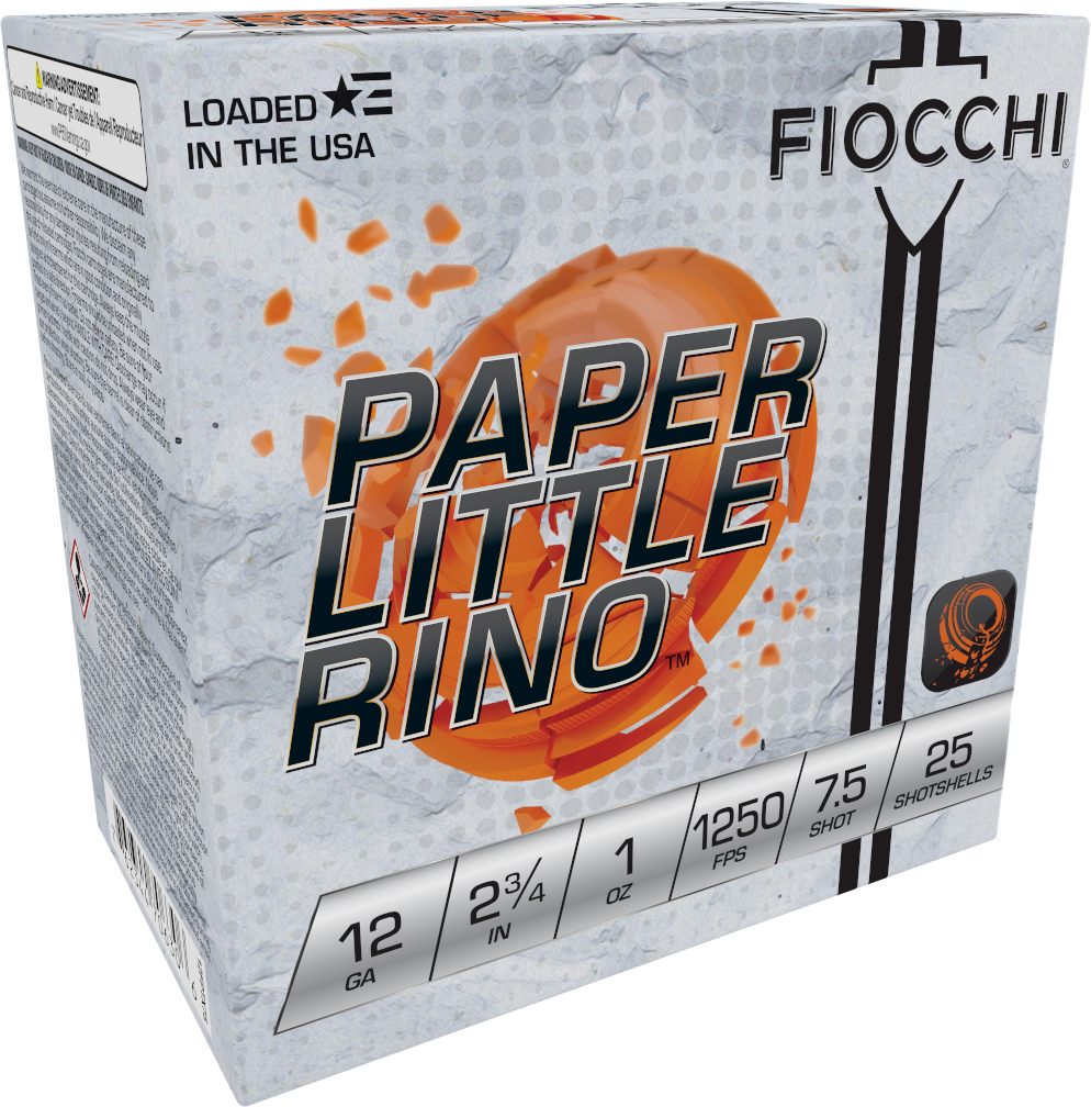 Fiocchi Ammunition 12FPTX75 Paper Little Rino Extrema 12 Gauge 2.75in 1oz 7