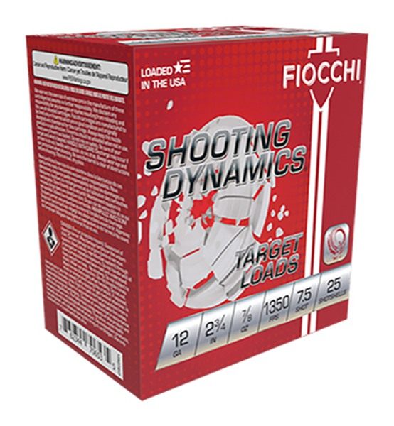 Fiocchi Ammo 12SD78H75 Shooting Dynamics Target 12 Gauge 2.75in 7/8oz 7.5 S view 2