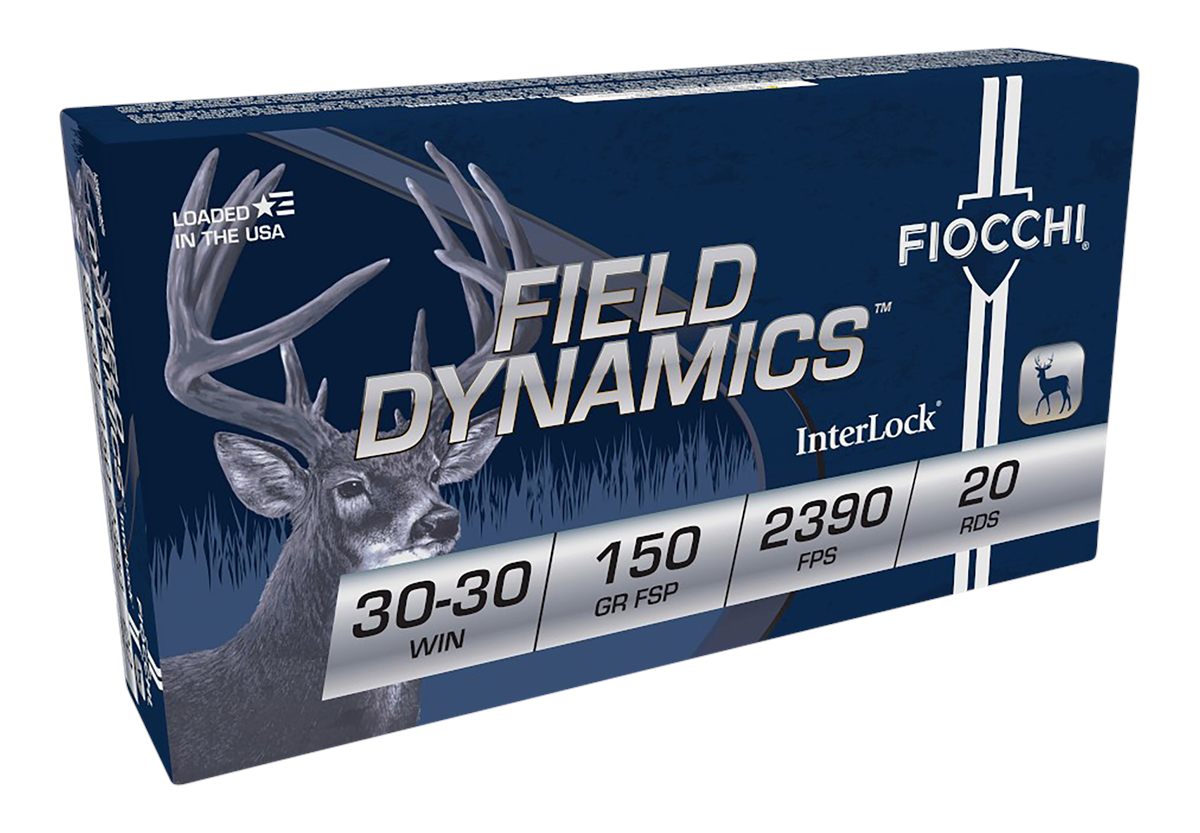 Fiocchi Ammunition 3030B Field Dynamics InterLock 30 Win 150gr Flat Soft Po