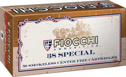 Fiocchi Ammunition 38CA Cowboy Action 38 Special 158gr Lead Flat Point 50 P view 2