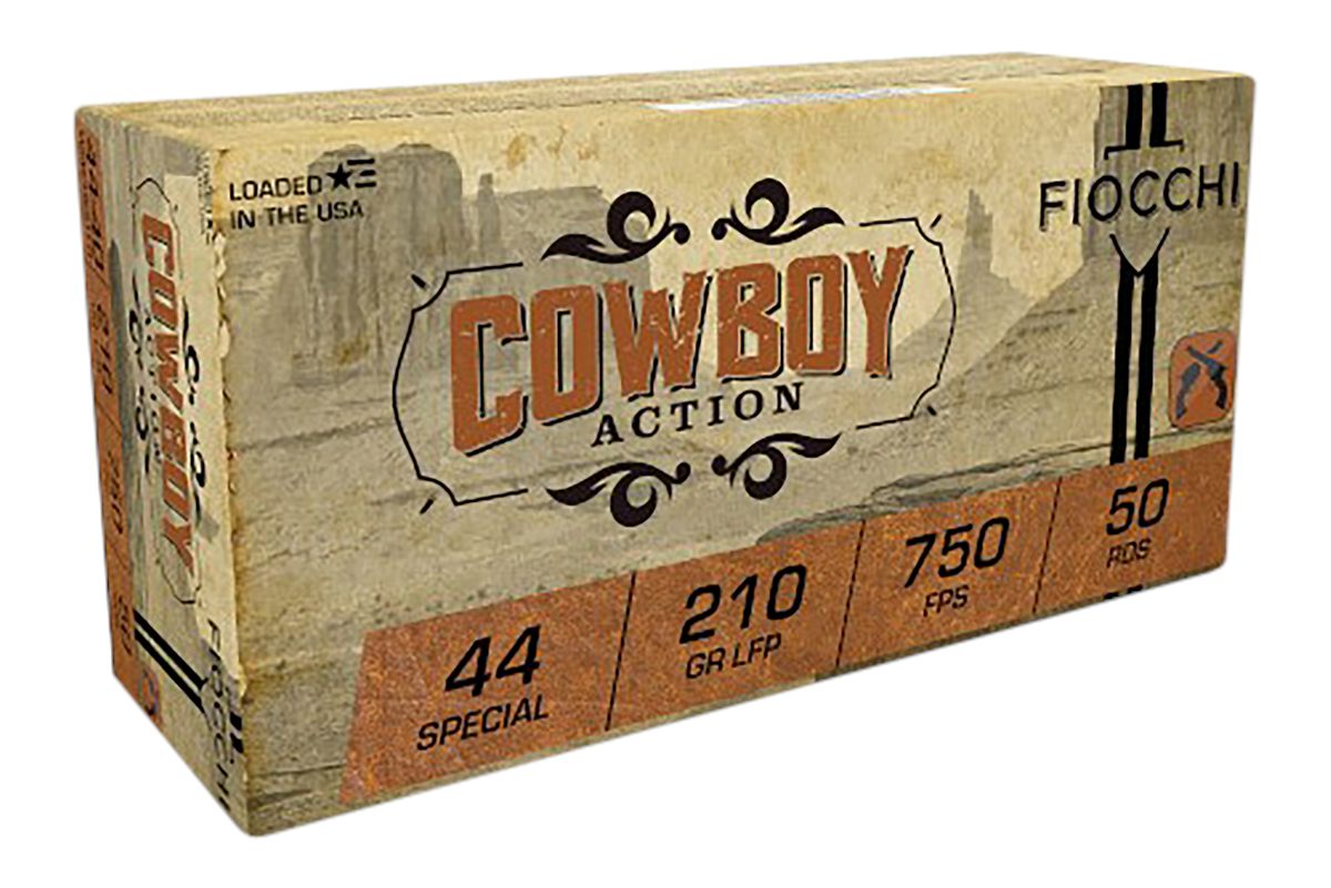 Fiocchi Ammunition 44SCA Cowboy Action WSpl 210gr Lead Flat Point 50 Per Bo