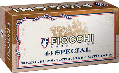 Fiocchi Ammunition 44SCA Cowboy Action WSpl 210gr Lead Flat Point 50 Per Bo view 2