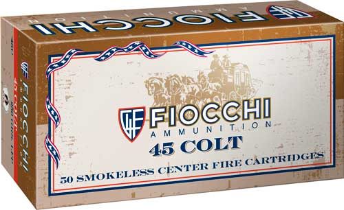 Fiocchi Ammunition 45LCCA Cowboy Action 45 Colt 250gr Lead Round Nose Flat view 3