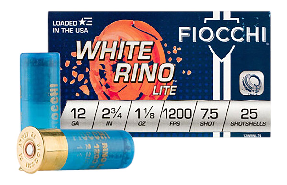 Fiocchi Ammunition 12WRNL75 Exacta Target White Rino Lite 12 Gauge 2.75in 1