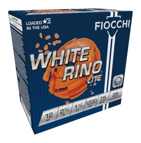Fiocchi Ammunition 12WRNL75 Exacta Target White Rino Lite 12 Gauge 2.75in 1 view 2