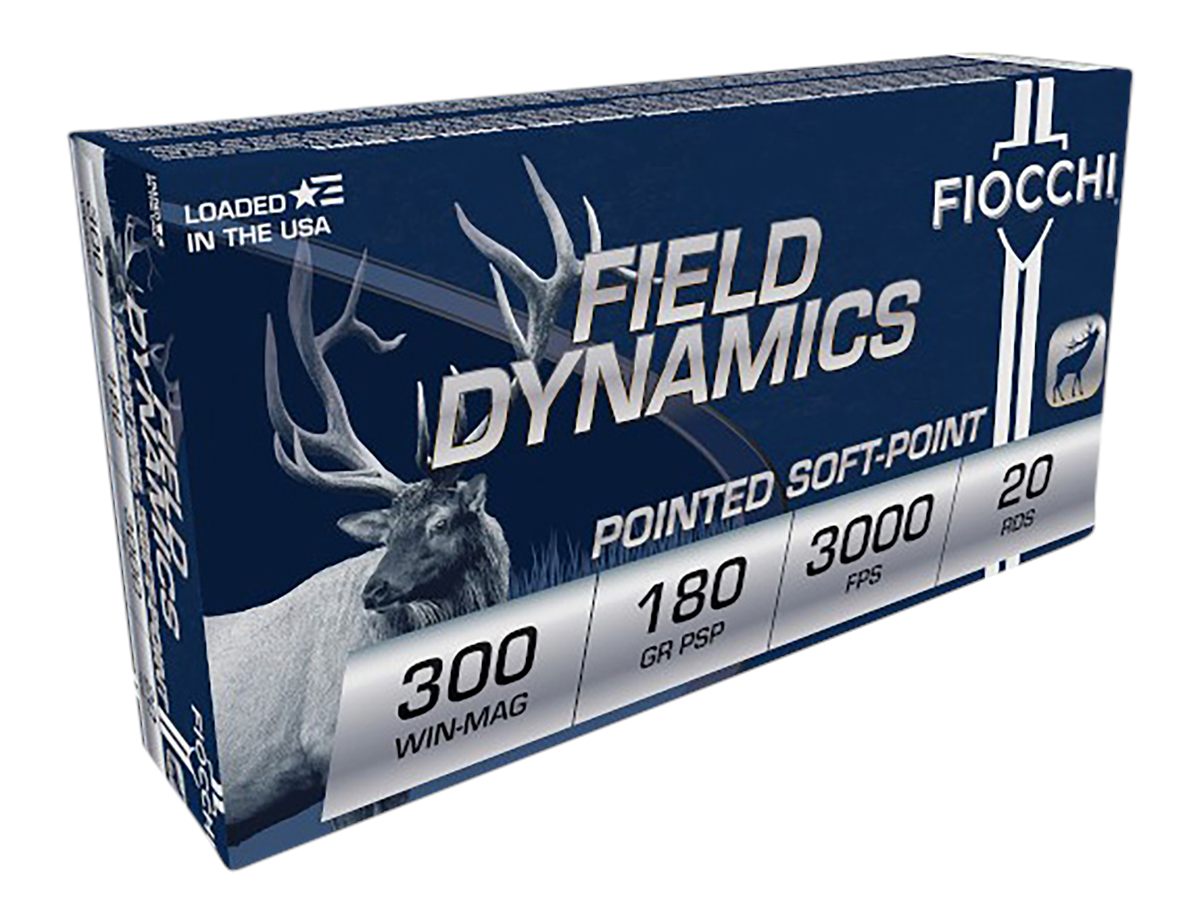 Fiocchi Ammunition 300WMB Field Dynamics 300 WinMag 180gr PSP Interlock BT