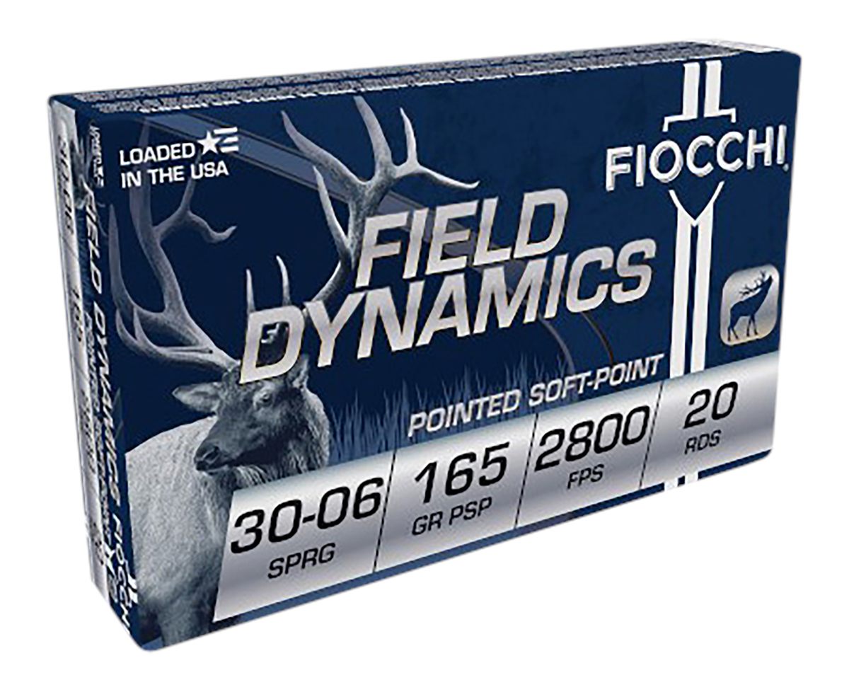 Fiocchi Ammunition 3006C Field Dynamics 30-06 Springfield 165gr Pointed Sof