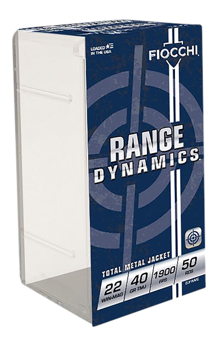 Fiocchi Ammunition 22FWMC Field Dynamics Performance 22WMR 40gr Total Metal