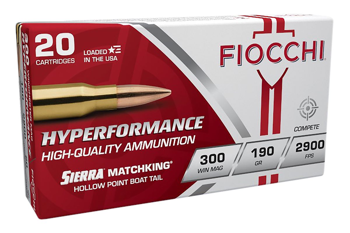 Fiocchi Ammunition 300WMMKE Hyperformance Compete 300 Win Mag 190gr Sierra