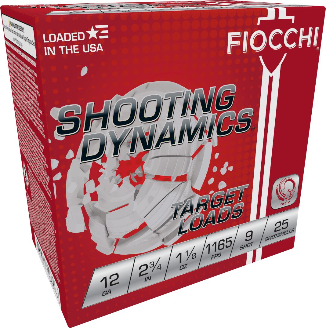 Fiocchi Ammunition Exacta Light Shooting Dynamics Shotshells 12ga 2-3/4 in
