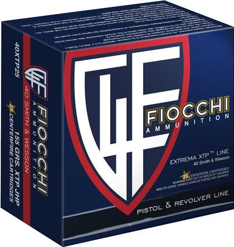 Fiocchi 40 SW 155GR XTP-HP 25RD 20BX/CS