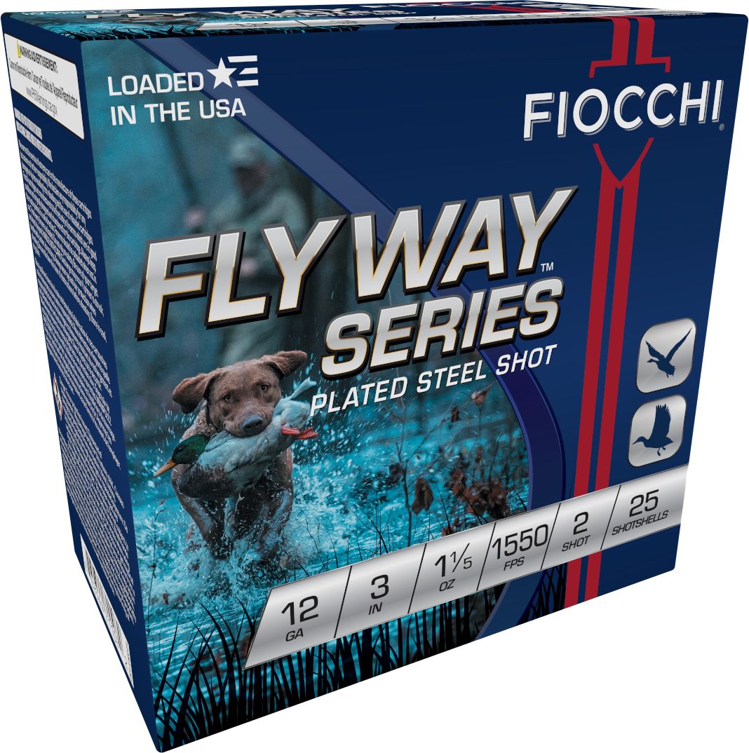 Fiocchi Ammunition 123ST152 Flyway 12 Gauge 3in 1 1/5oz 2 Shot 25 Per Box/1