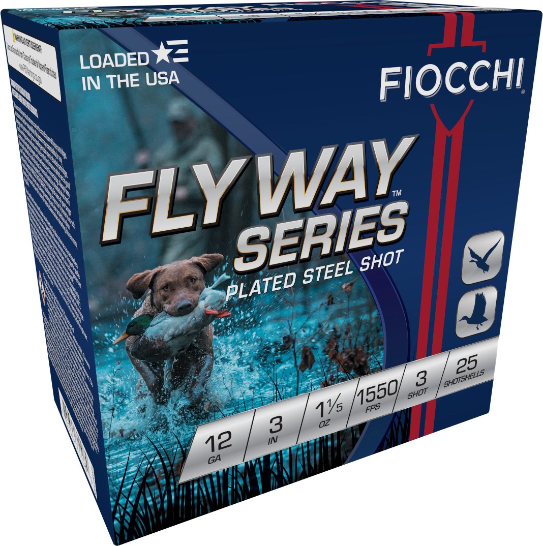 Fiocchi Ammunition 123ST153 Flyway 12 Gauge 3in 1 1/5oz 3 Shot 25 Per Box/1