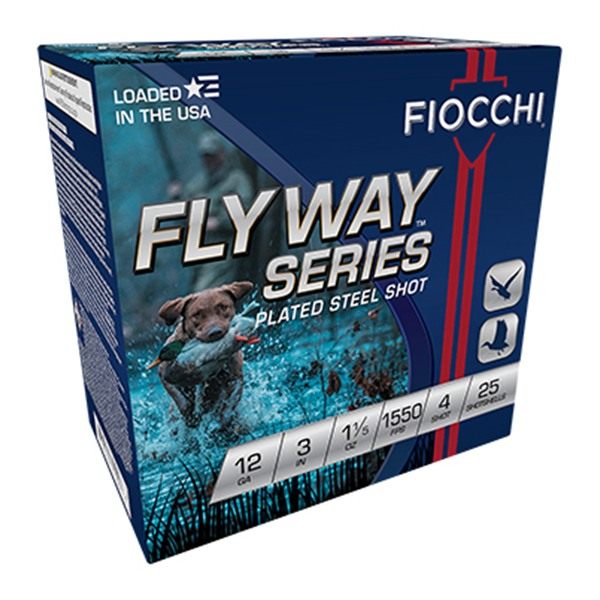 Fiocchi Ammunition 123ST154 Flyway 12 Gauge 3in 1 1/5oz 4 Shot 25 Per Box/1 view 2