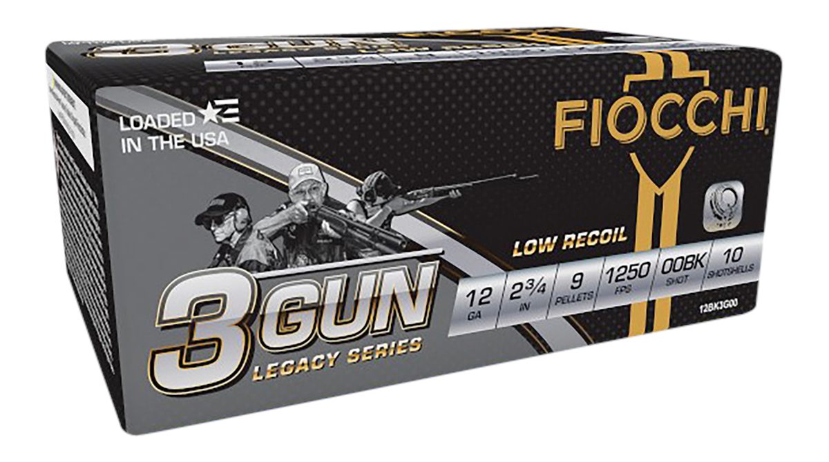 Fiocchi Ammunition 12BK3G00 3-Gun Match Legacy Series 12 Gauge 2.75in 9 Pel