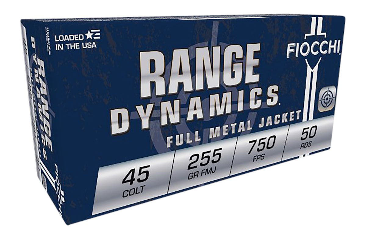 Fiocchi Ammunition 45LCCMJ Range Dynamics 45 Colt 225gr Complete Metal Jack