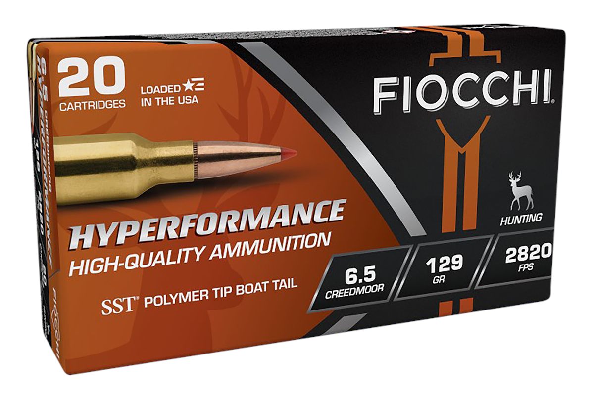Fiocchi Ammunition 65CMHSA Hyperformance 6.5 Creedmoor 129gr Super Shock Ti