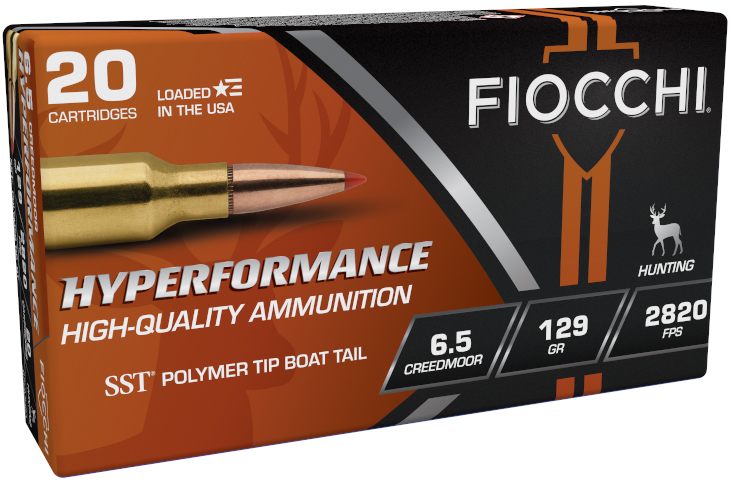 Fiocchi Ammunition 65CMHSA Hyperformance 6.5 Creedmoor 129gr Super Shock Ti view 2