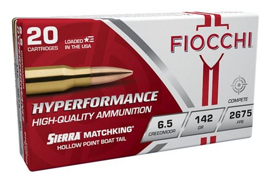 Fiocchi Ammunition 65CMMKC Hyperformance Compete 6.5 Creedmoor 142gr Sierra view 2