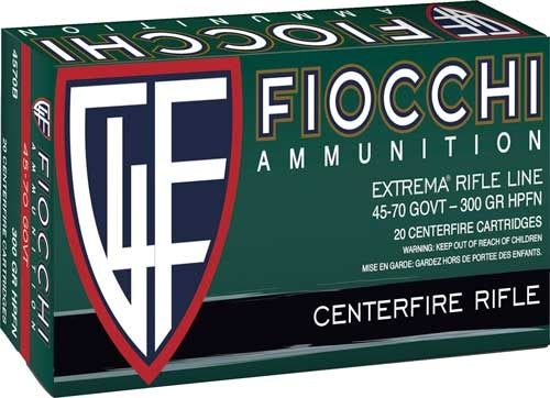 Fiocchi Ammunition 4570B Field Dynamics 45-70 Gov 300gr Hollow Point Flat N view 2