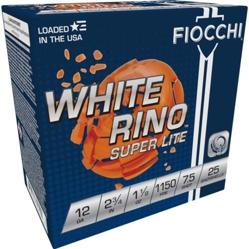 Fiocchi Ammunition 12WRSL75 Exacta Target White Rino Super Light 12 Gauge 2 view 2