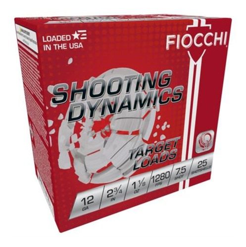 Fiocchi Ammunition 12SDHV75 Shooting Dynamics Target 12 Gauge 2.75in 1 1/8o view 2