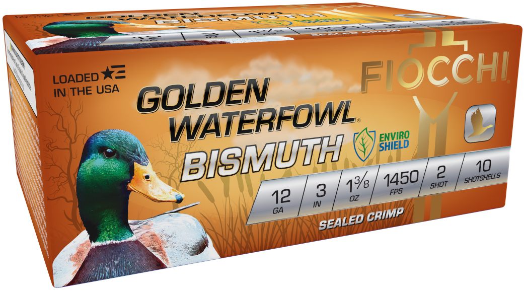 Fiocchi Ammunition 123GB2 Golden Waterfowl Bismuth 12 Gauge 3in 1 3/8oz 2 S view 2